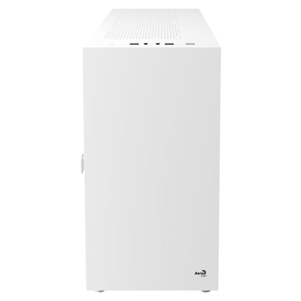 Aerocool CS-111-G-BK-v1 Mini-Tower, Tempered Glass - white