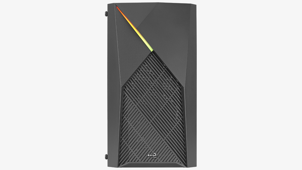 Számítógépház Aerocool Raider Mini RGB mATX Fekete Edzett üveg