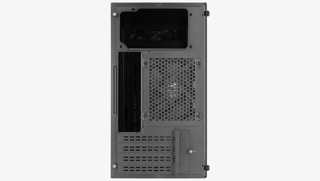Számítógépház Aerocool Raider Mini RGB mATX Fekete Edzett üveg