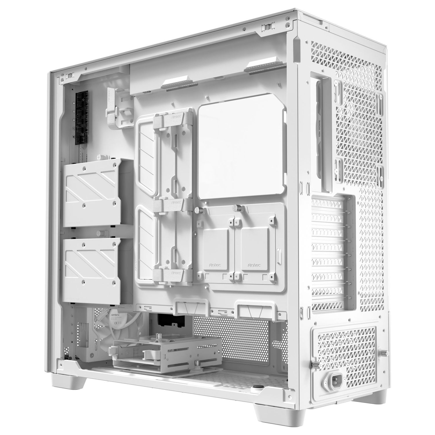 Antec Flux Pro PC Case, full tower, E-ATX, tempered glass – white