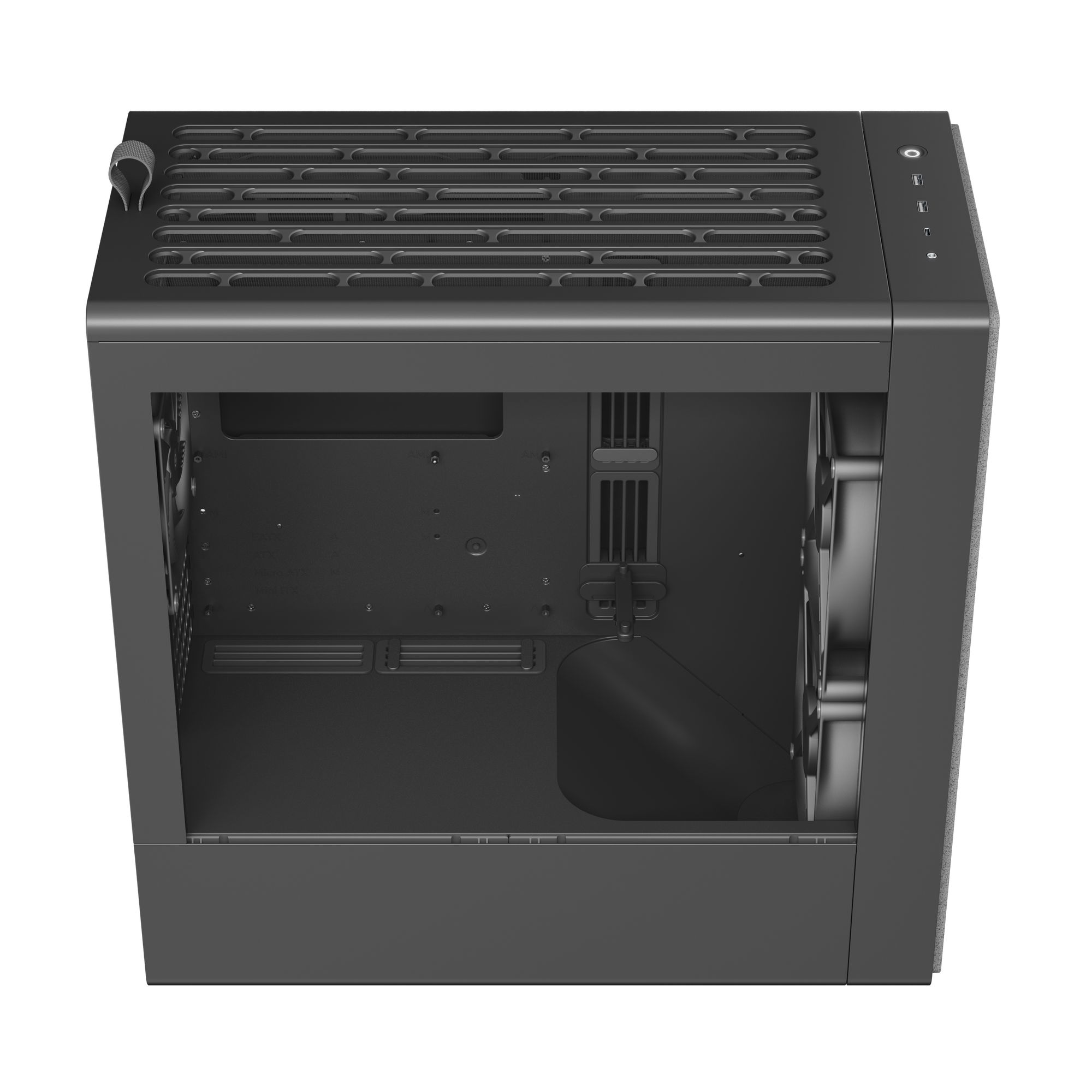 HAVN BF 360 Flow PC Case, Midi-Tower, E-ATX, Tempered Glass - Black