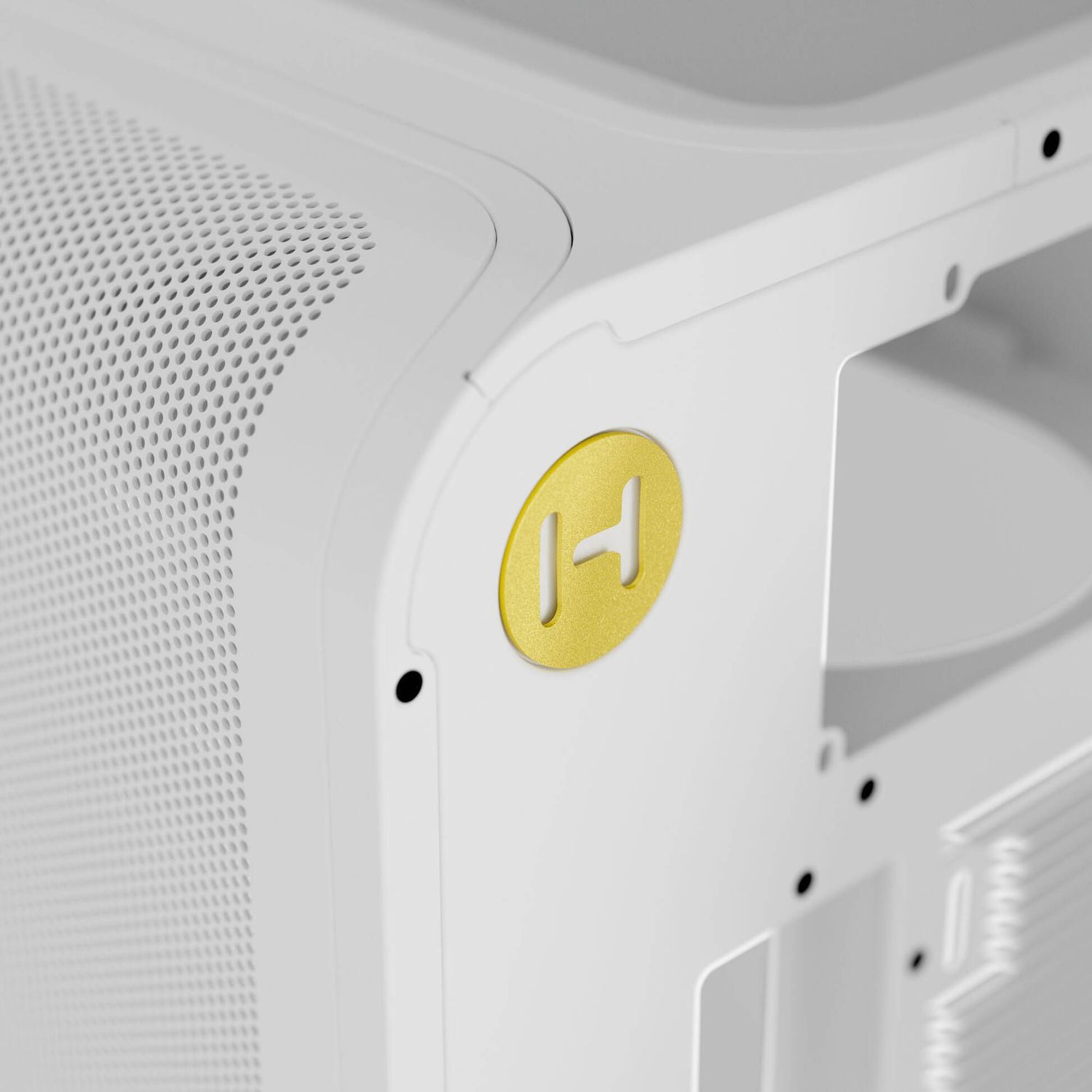 HYTE X50 Midi Tower PC Case - Snow White