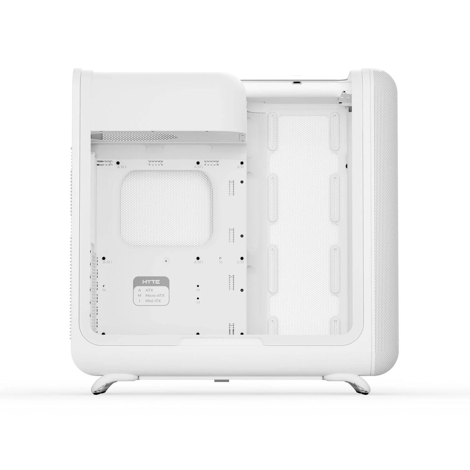 HYTE X50 Midi Tower PC Case - Snow White