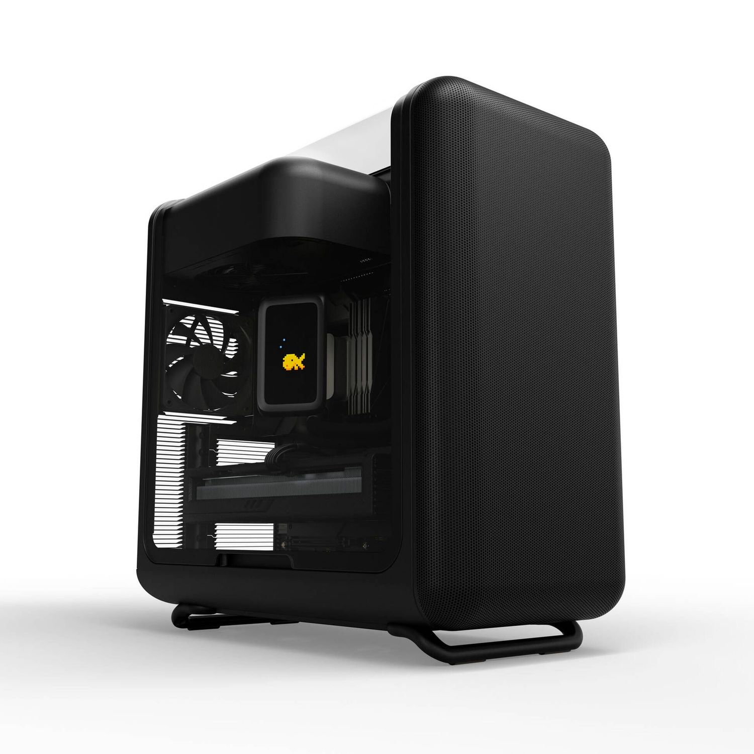 HYTE X50 Midi Tower PC Case - Pitch Black, Black
