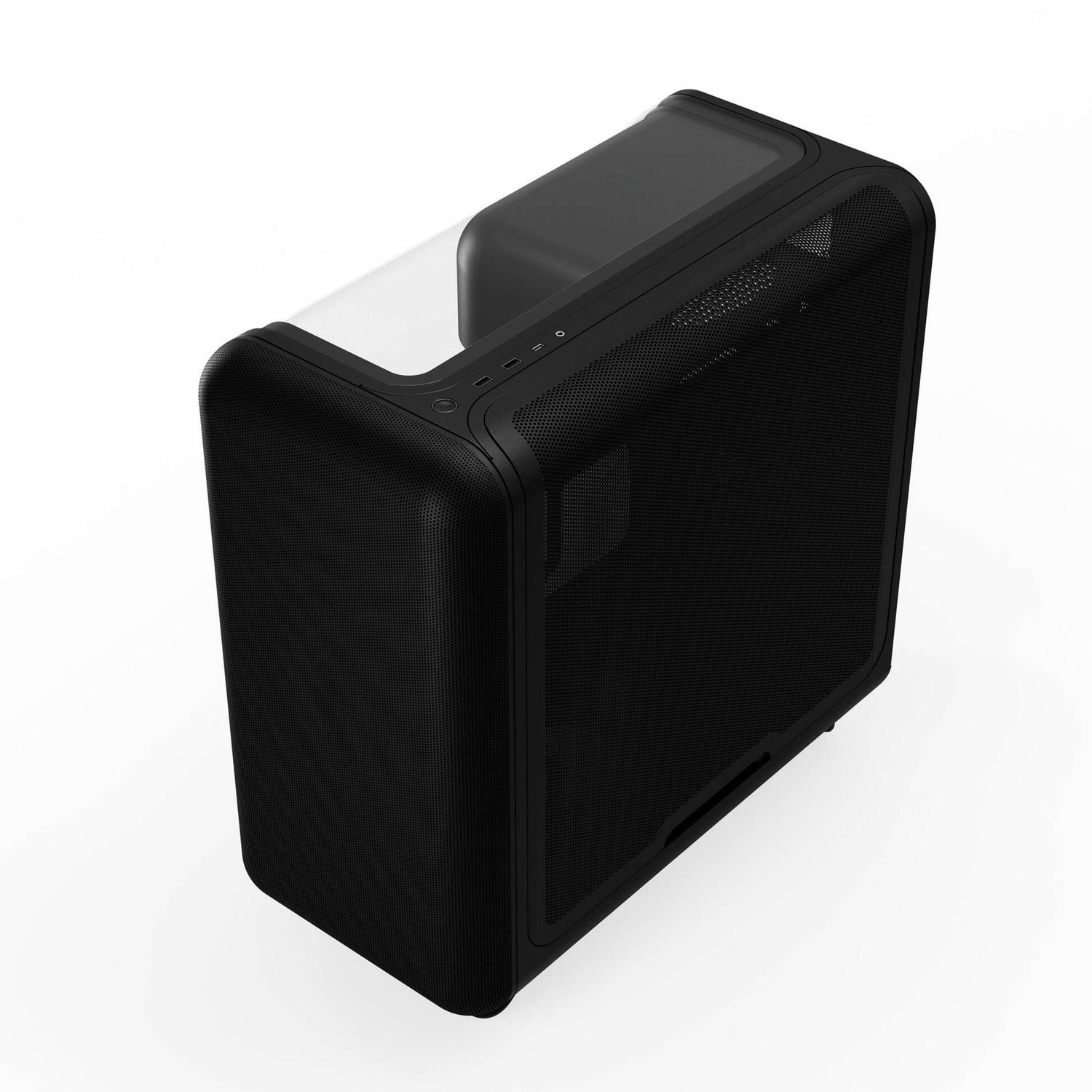 HYTE X50 Midi Tower PC Case - Pitch Black, Black