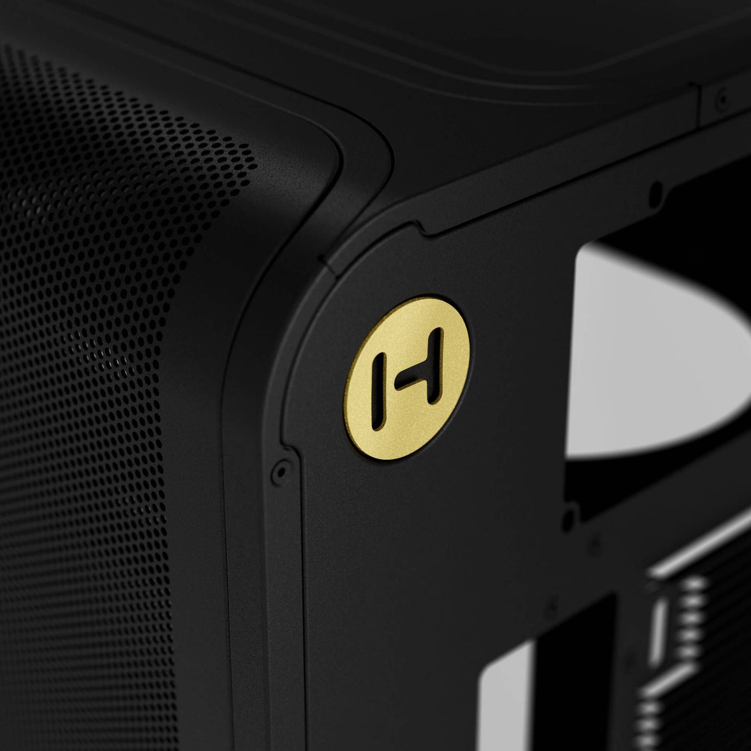 HYTE X50 Midi Tower PC Case - Pitch Black, Black