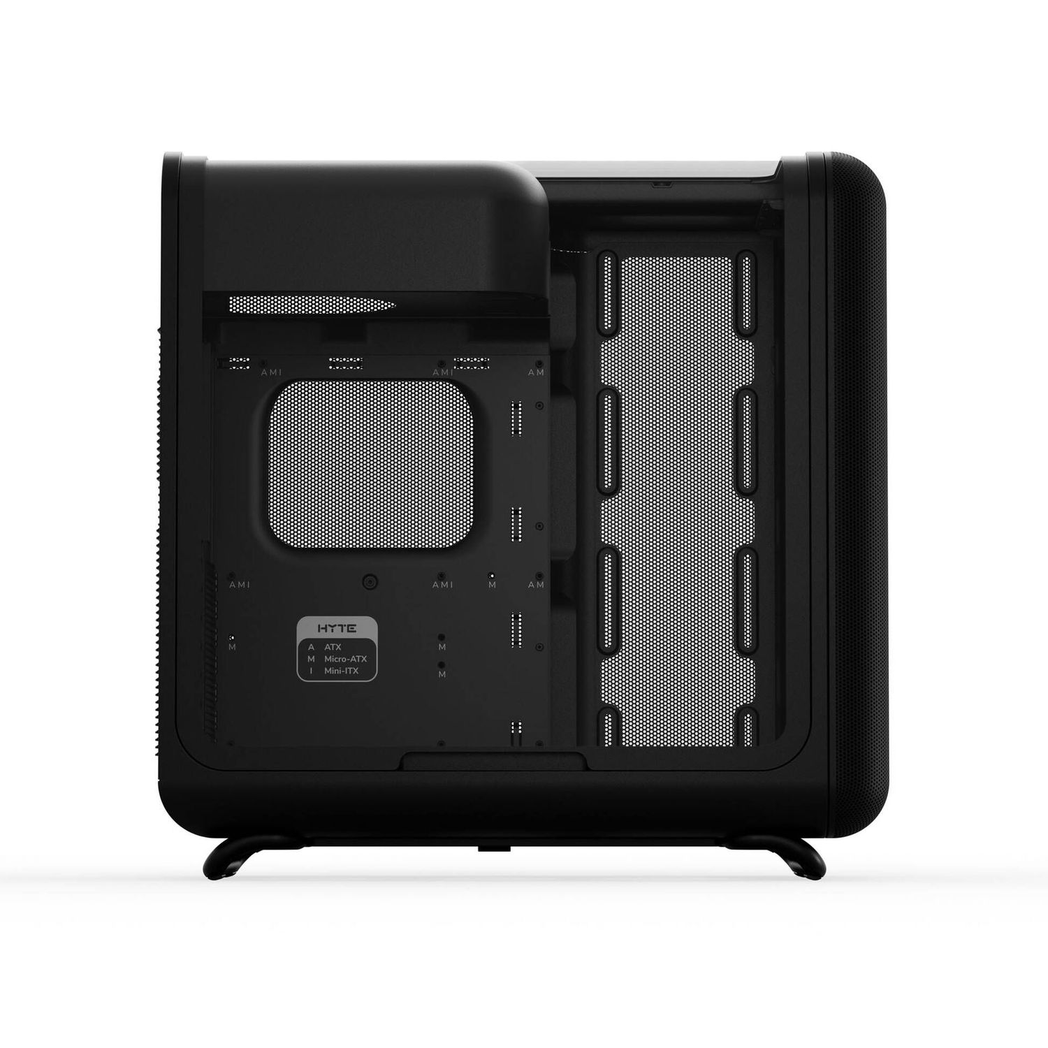 HYTE X50 Midi Tower PC Case - Pitch Black, Black