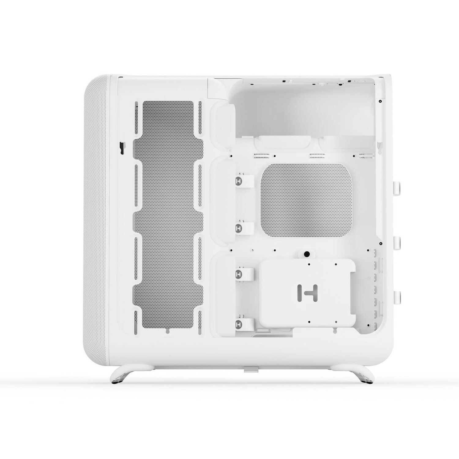 HYTE X50 Air Midi Tower PC Case - Snow White, White
