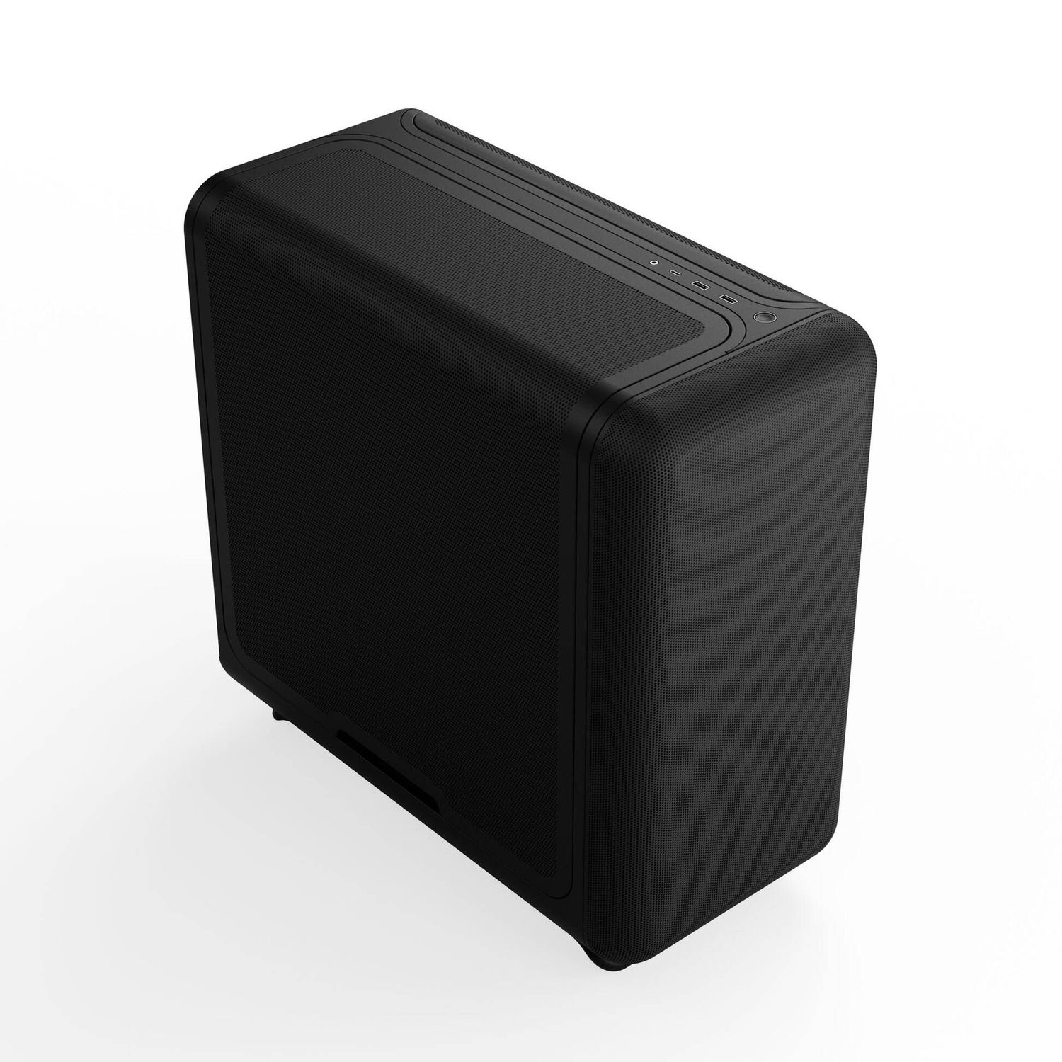 HYTE X50 Air Midi Tower PC Case - Pitch Black, Black