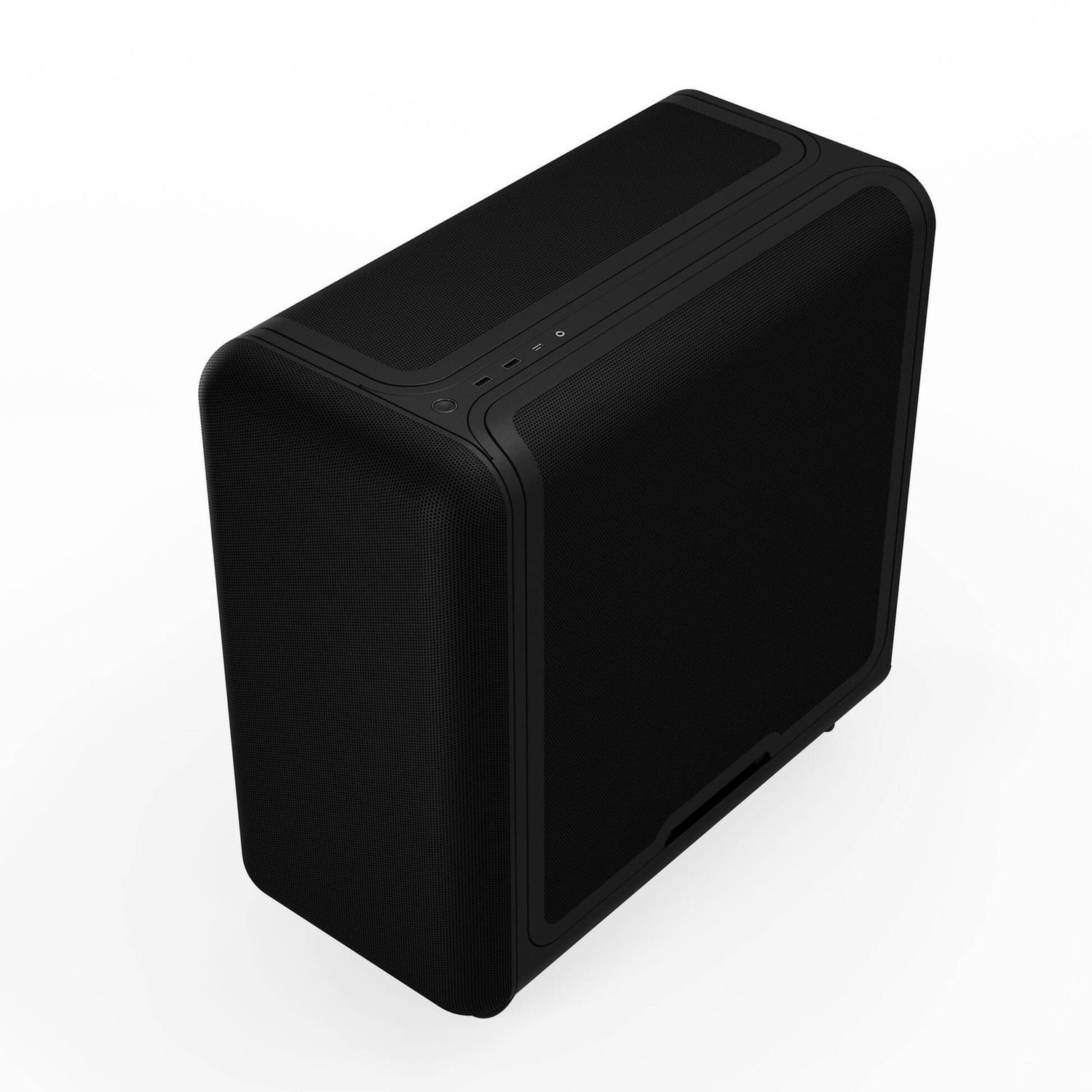 HYTE X50 Air Midi Tower PC Case - Pitch Black, Black