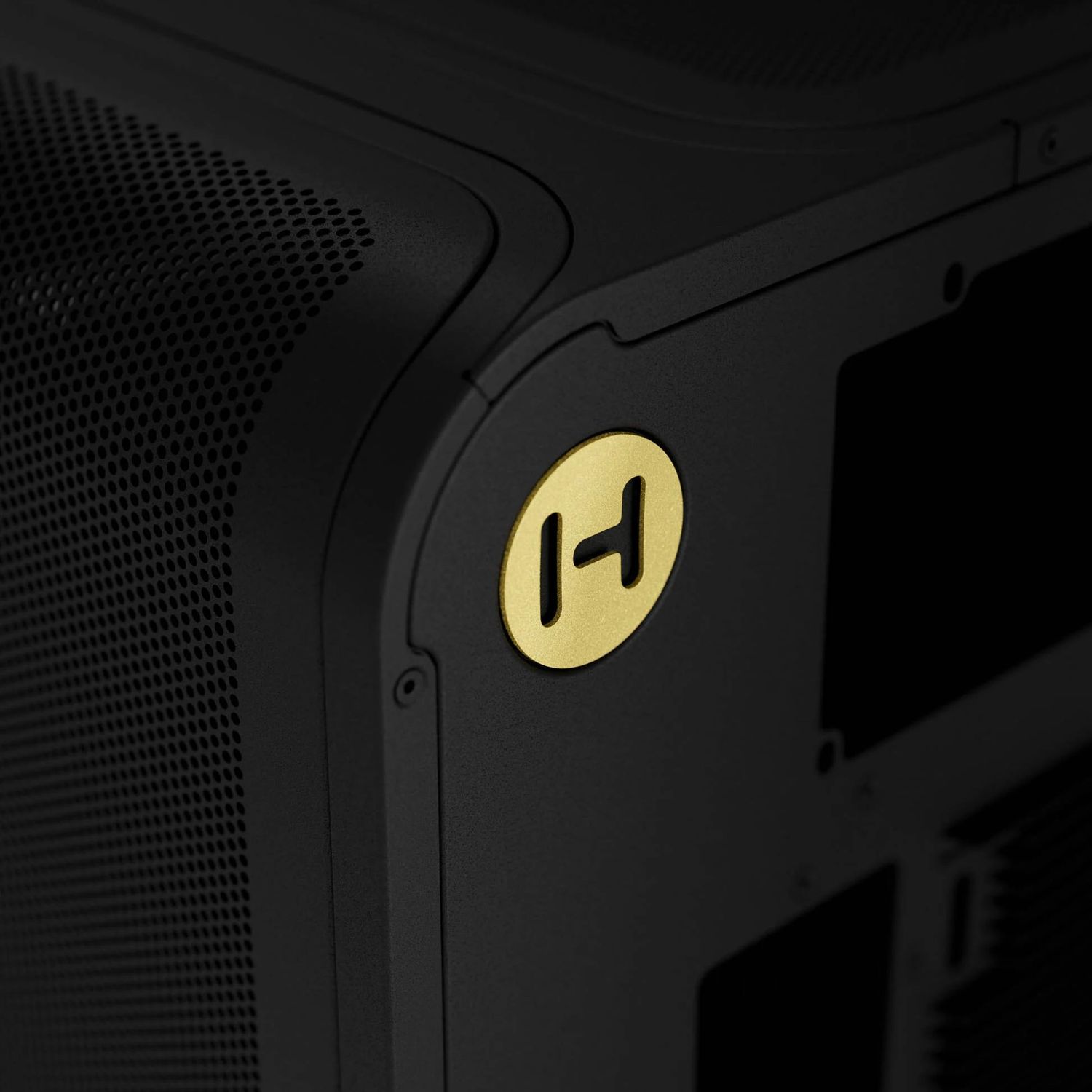 HYTE X50 Air Midi Tower PC Case - Pitch Black, Black