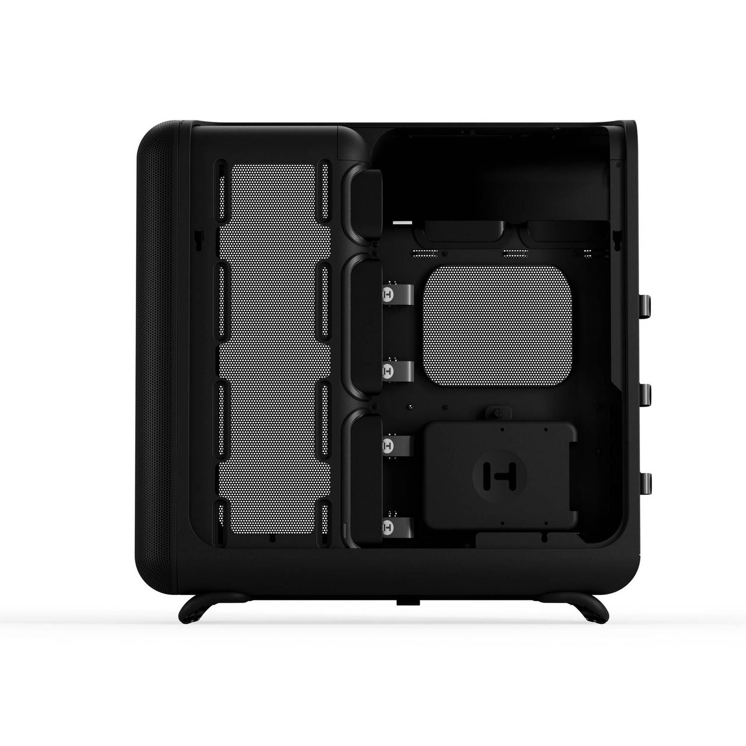 HYTE X50 Air Midi Tower PC Case - Pitch Black, Black