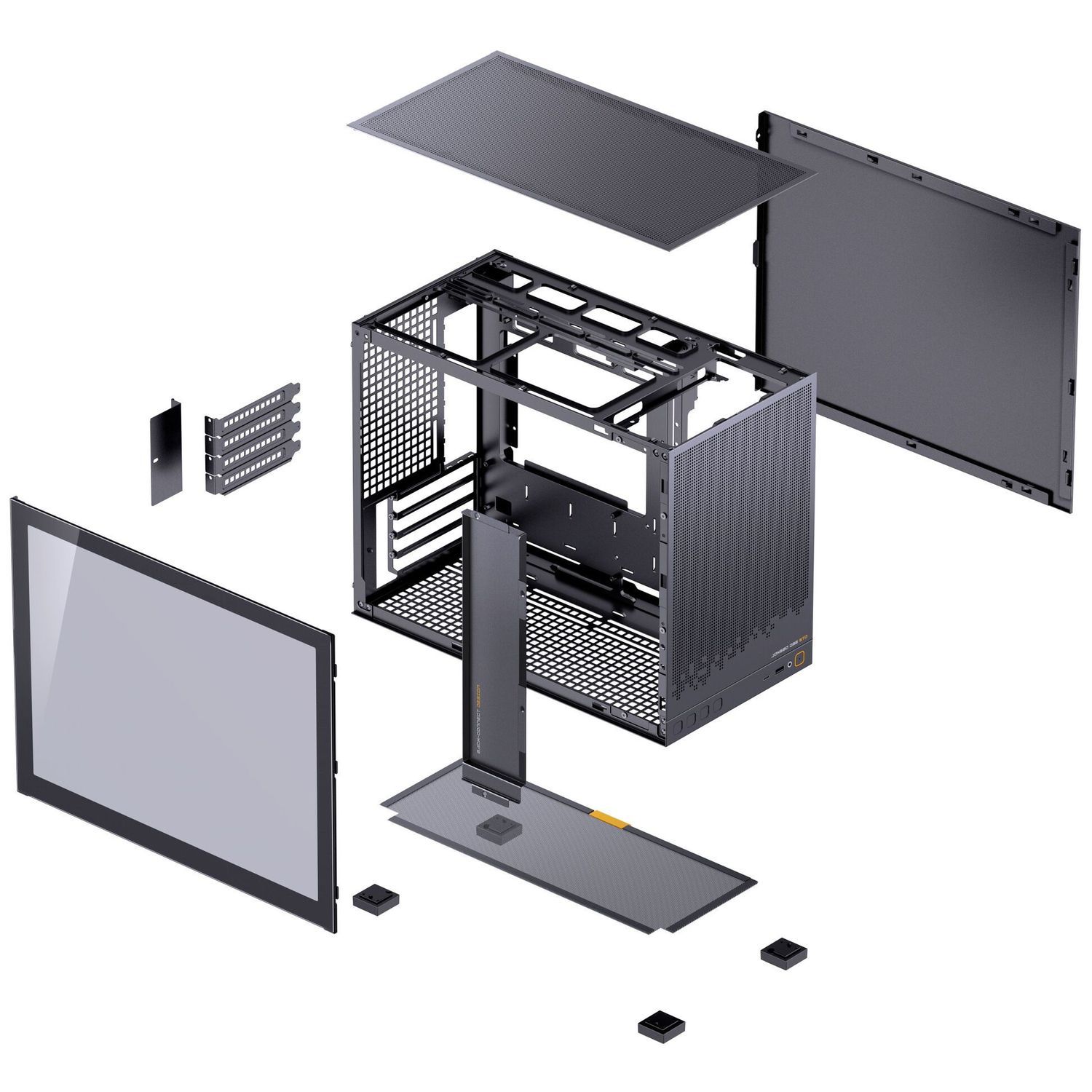 Jonsbo D32 STD Black PC Case, Mini Case, mATX, Tempered Glass - black