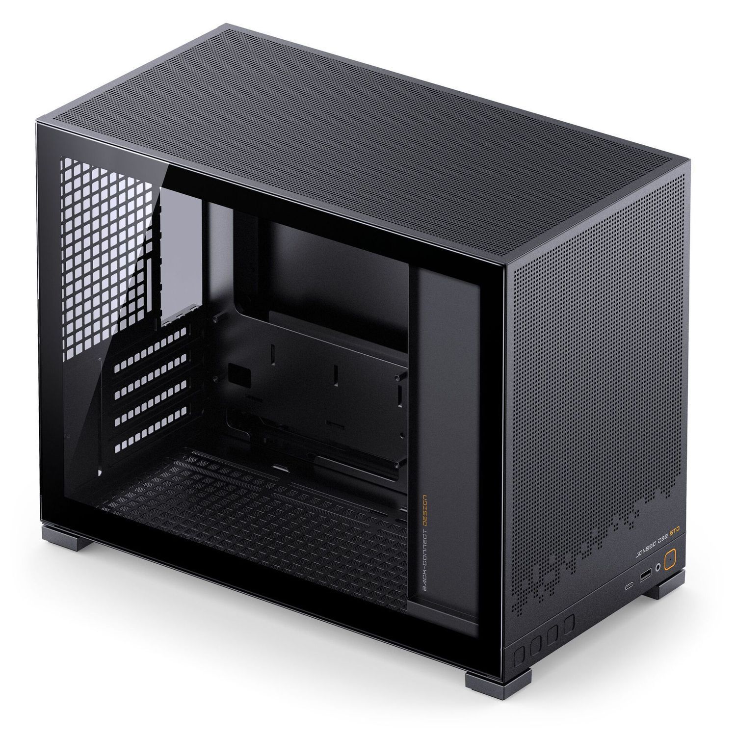 Jonsbo D32 STD Black PC Case, Mini Case, mATX, Tempered Glass - black