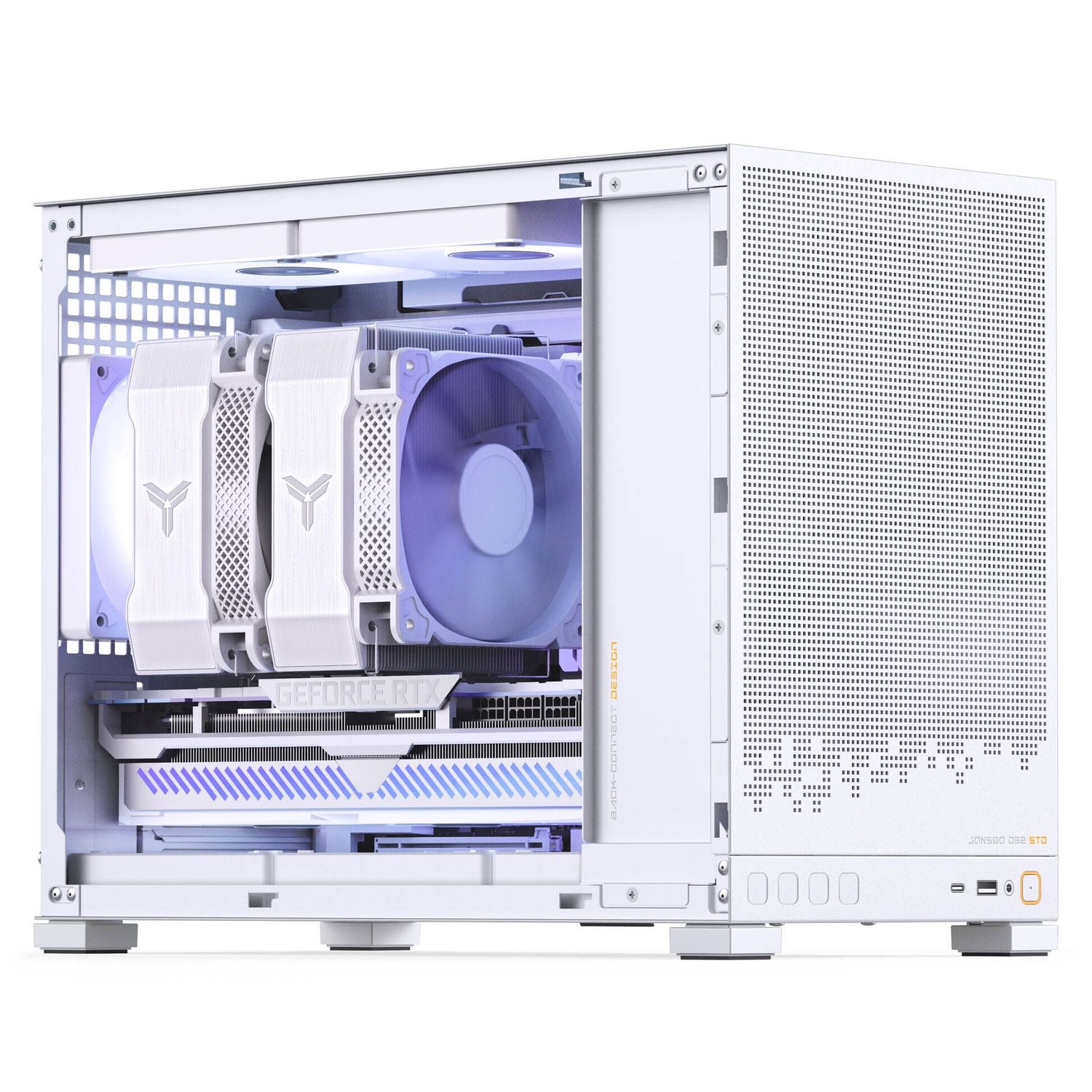 Jonsbo D32 STD Mesh PC case, mini case, mATX - white