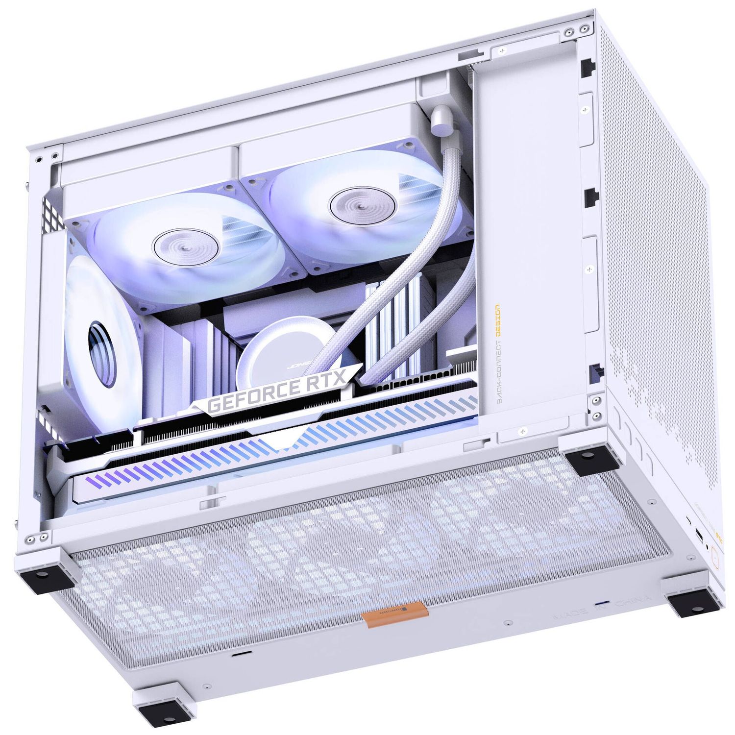 Jonsbo D32 STD Mesh PC case, mini case, mATX - white