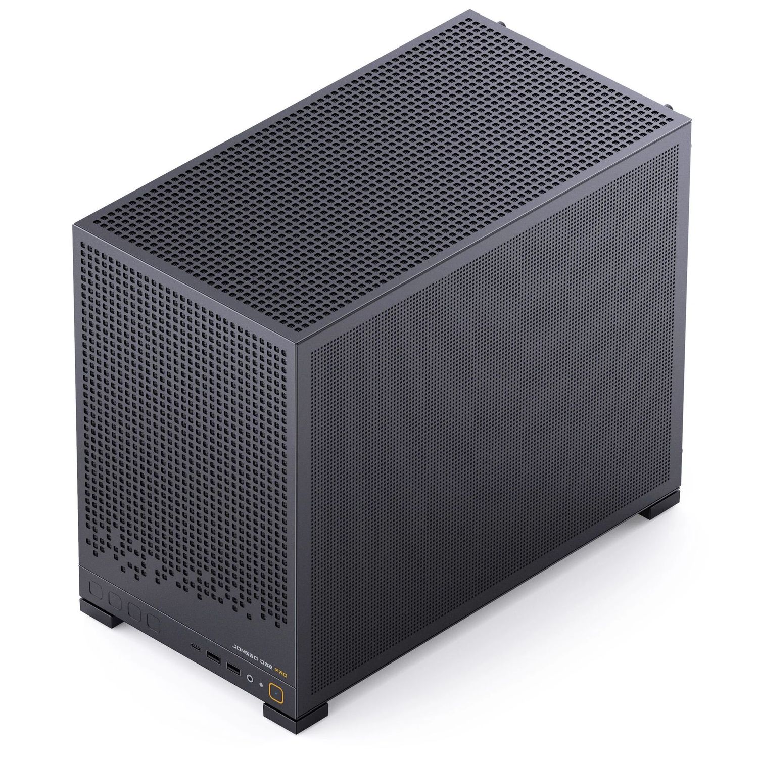 Számítógépház Jonsbo D32 PRO Fekete PC Ház, Mini Ház, mATX, Edzett Üveg - Fekete