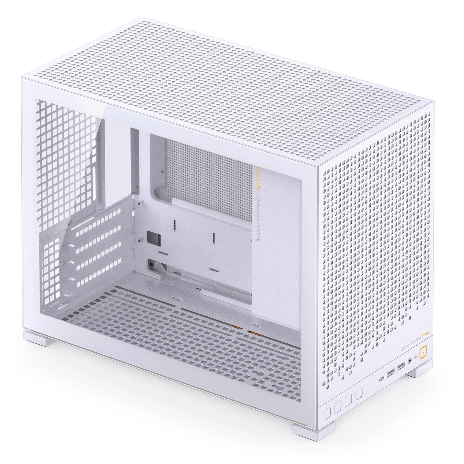 Jonsbo D32 PRO White PC Case, Mini Case, mATX, Tempered Glass - white