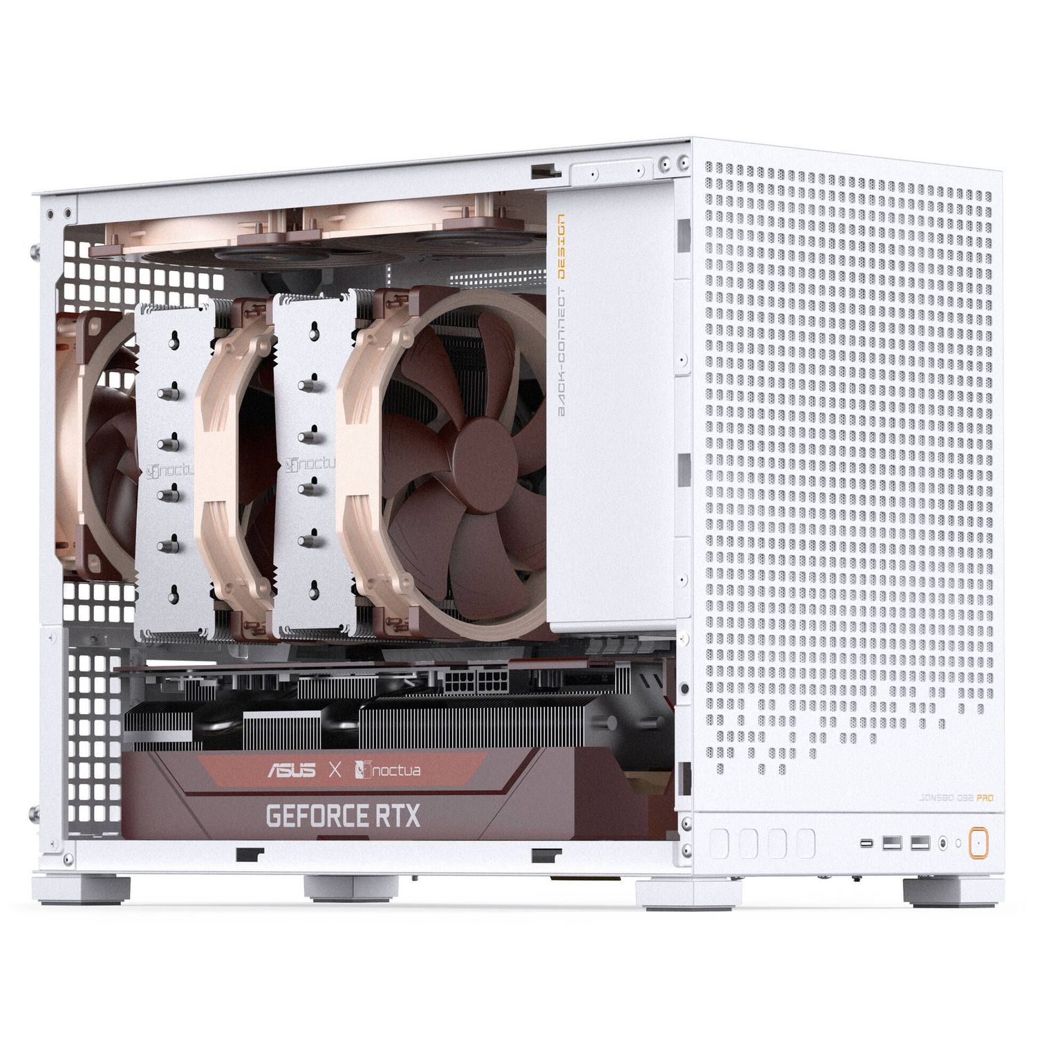 Jonsbo D32 PRO Mesh PC case, mini case, mATX - white