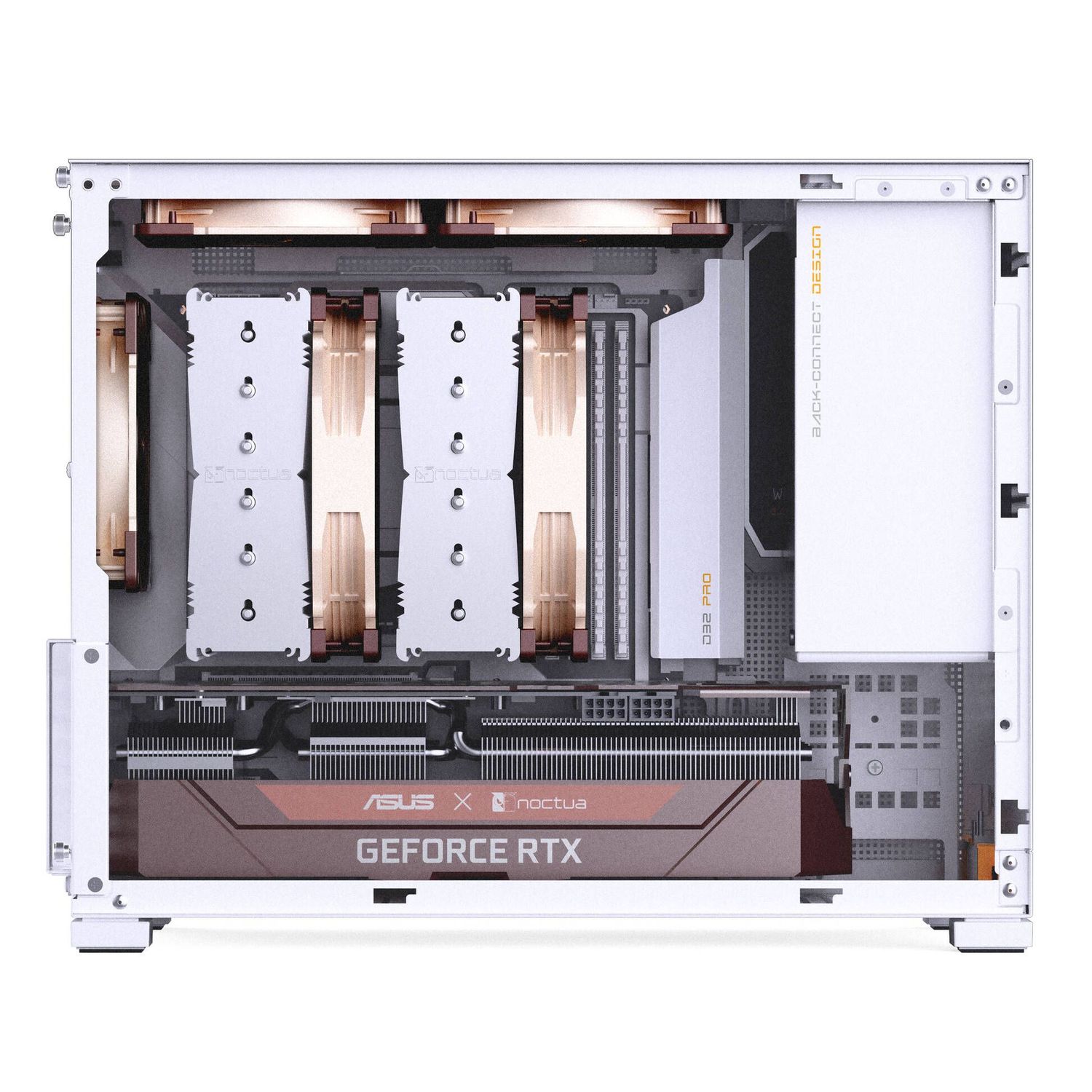 Jonsbo D32 PRO Mesh PC case, mini case, mATX - white