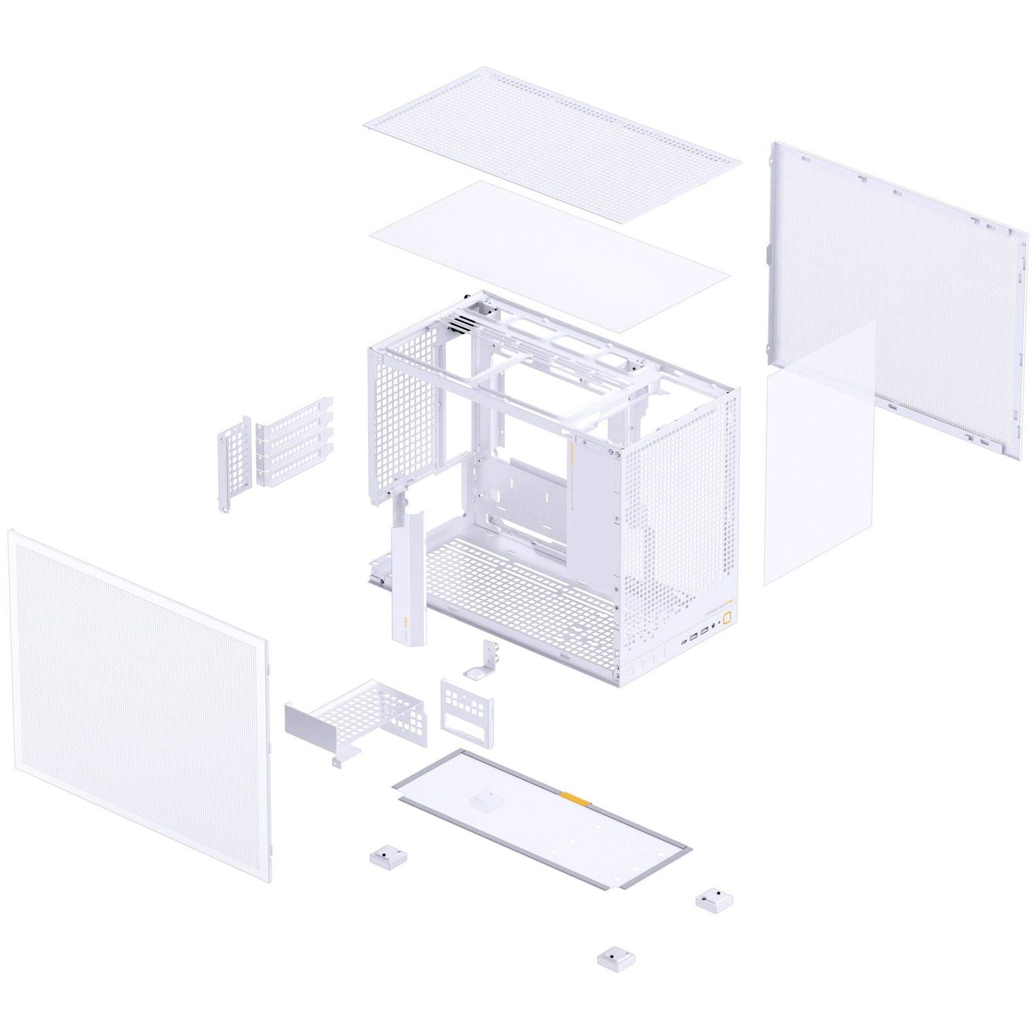 Jonsbo D32 PRO Mesh PC case, mini case, mATX - white