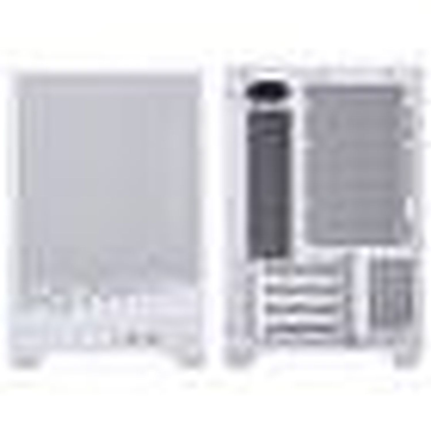 Jonsbo D32 PRO Mesh PC case, mini case, mATX - white