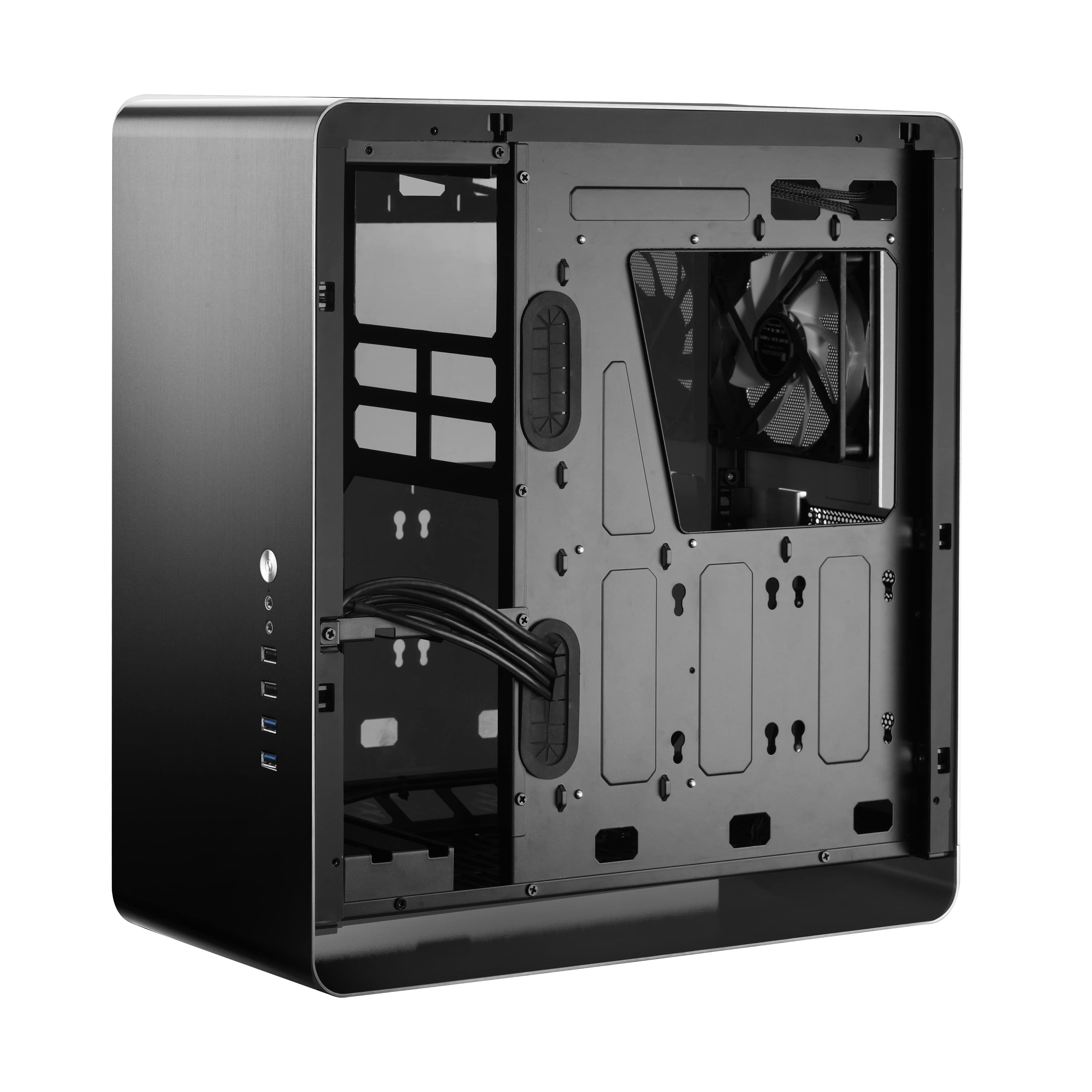 Számítógépház Jonsbo UMX4 ATX Fekete Edzett üveg