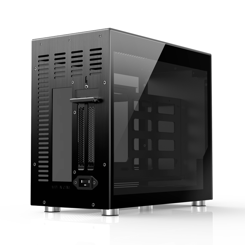 Számítógépház Jonsbo V10 ITX Fekete Edzett üveg