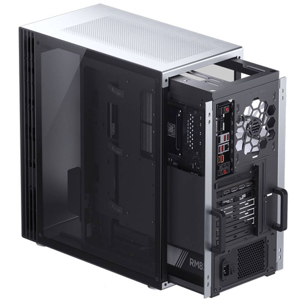 Jonsbo U6 Window PC Case, Midi-Tower, ATX, Tempered Glass - Silver