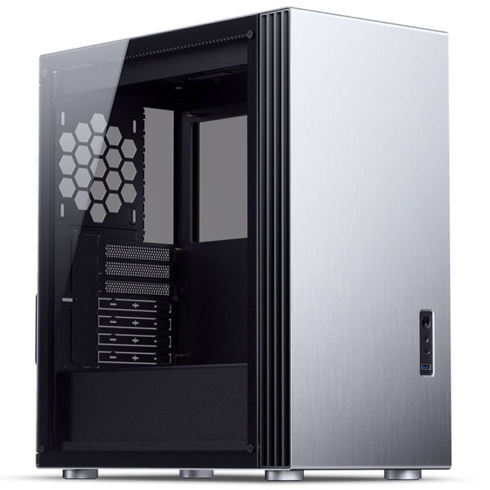 Jonsbo U6 Window PC Case, Midi-Tower, ATX, Tempered Glass - Silver