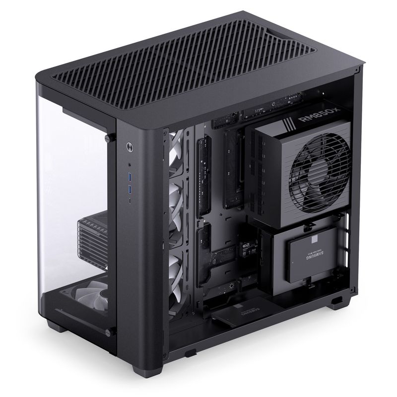 Jonsbo TK-3 - mATX, tempered glass, Black