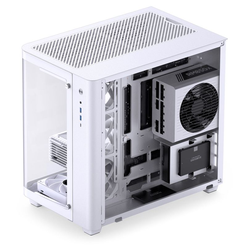 Jonsbo TK-3 - mATX, tempered glass, White