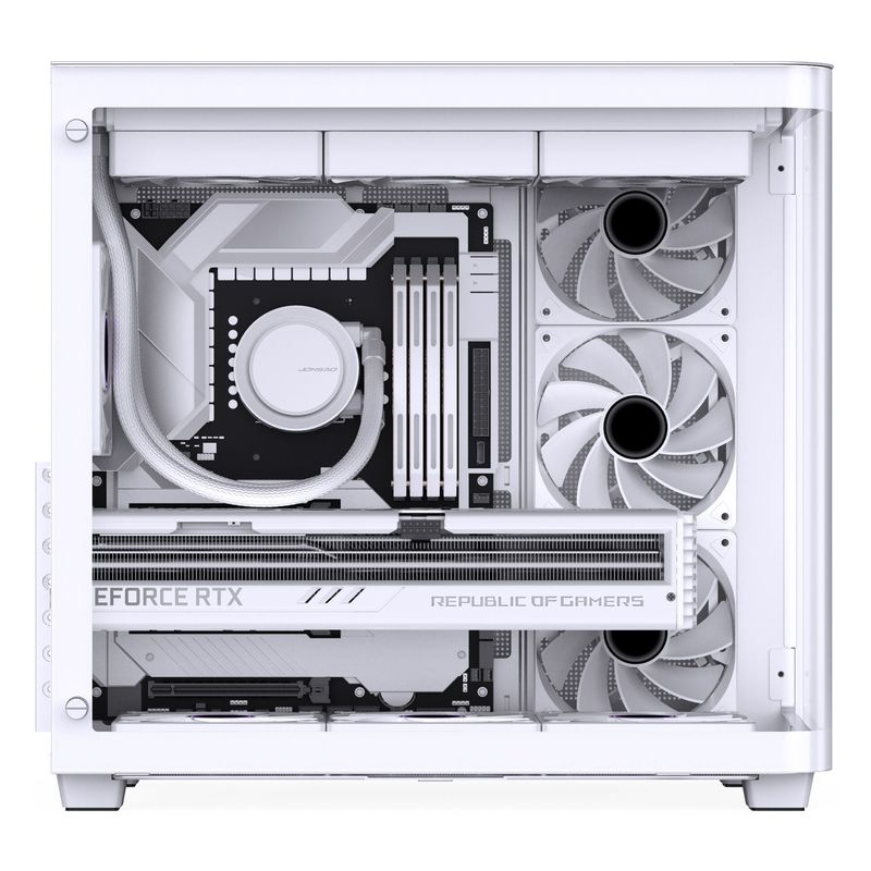 Jonsbo TK-3 - mATX, tempered glass, White