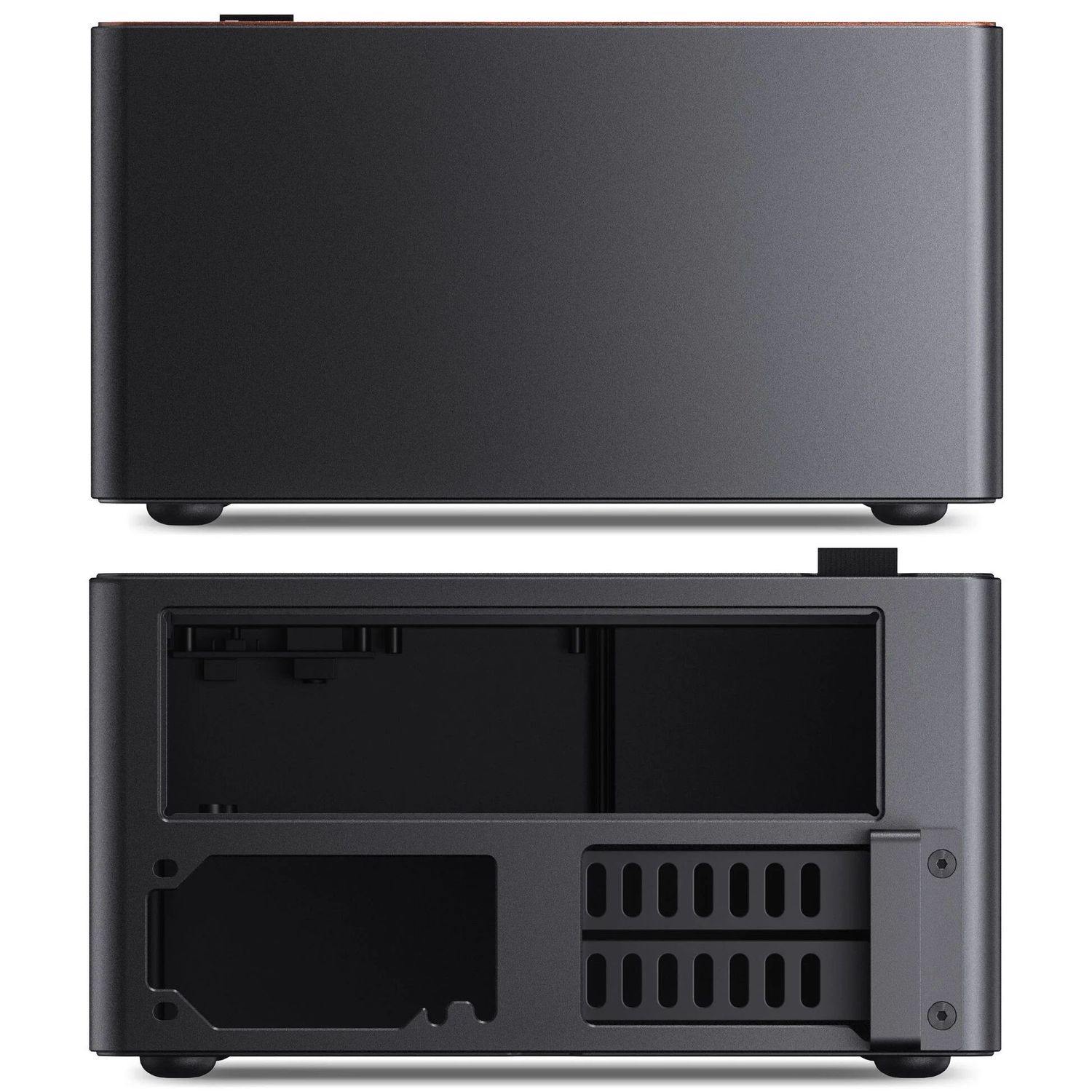 Számítógépház Jonsbo NV10, mini ITX, fekete