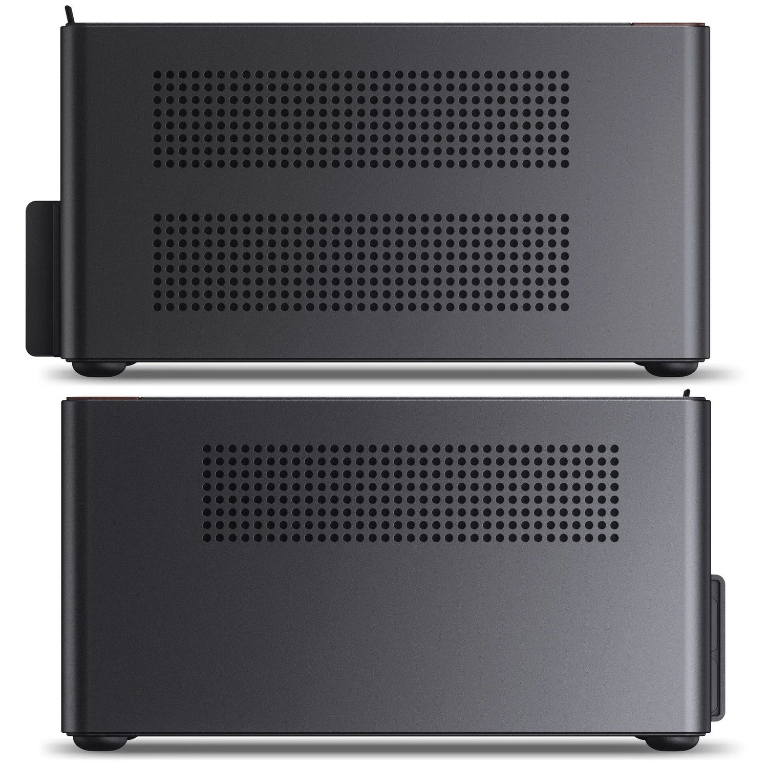 Számítógépház Jonsbo NV10, mini ITX, fekete