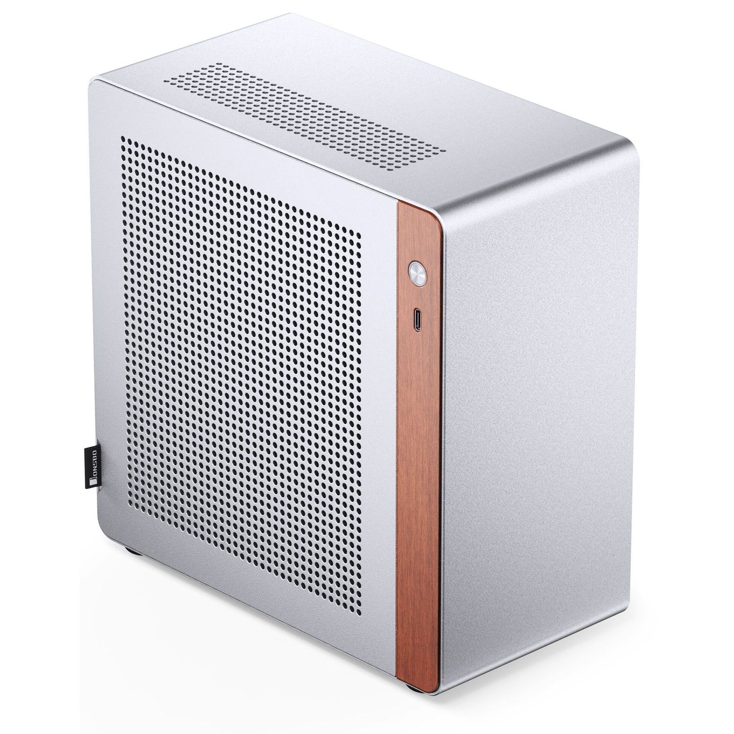 Számítógépház Jonsbo N10, mini ITX, ezüst