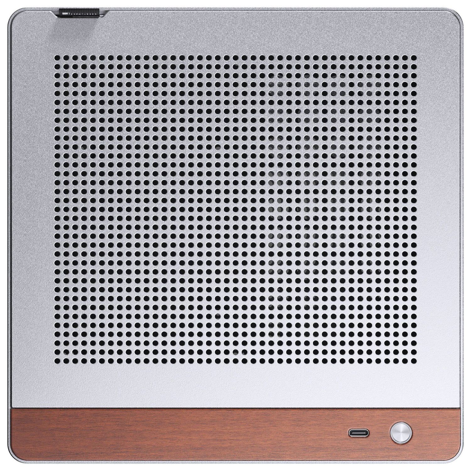 Számítógépház Jonsbo N10, mini ITX, ezüst