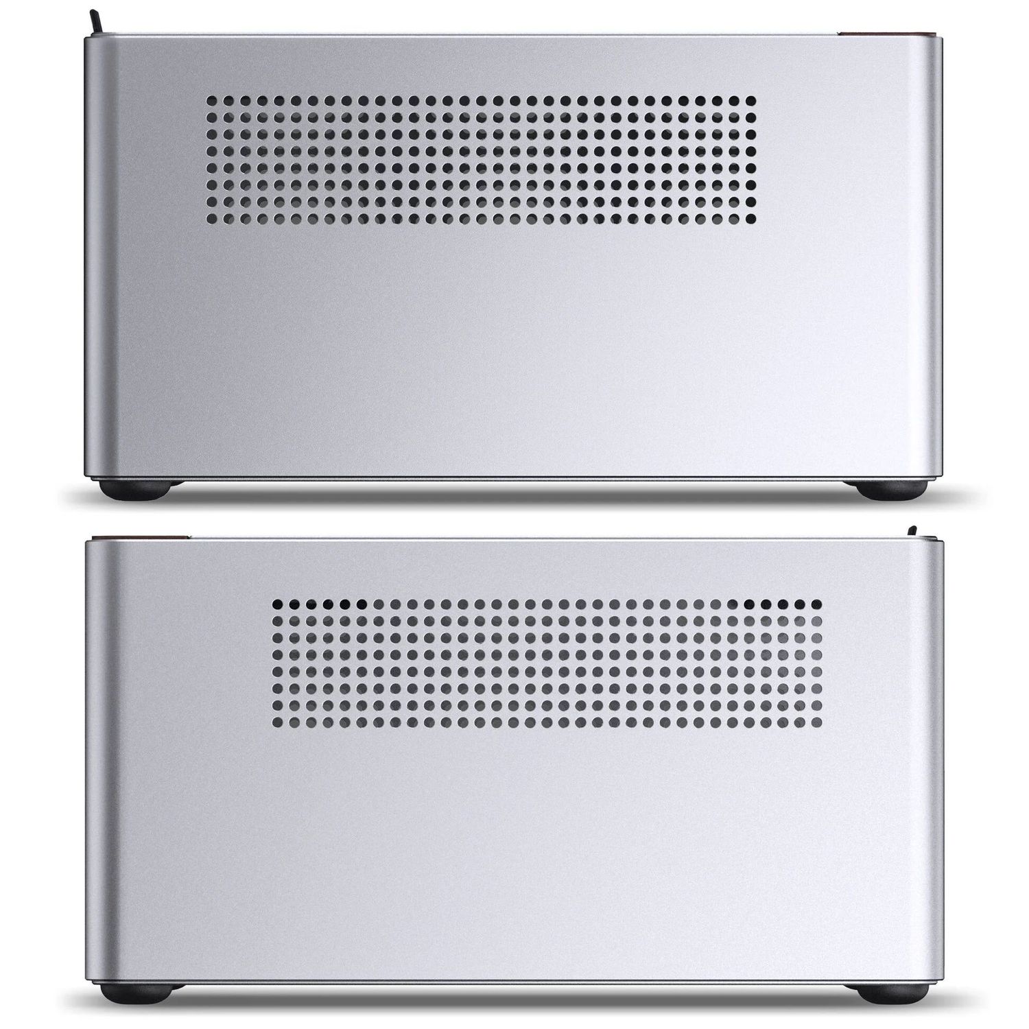 Számítógépház Jonsbo N10, mini ITX, ezüst
