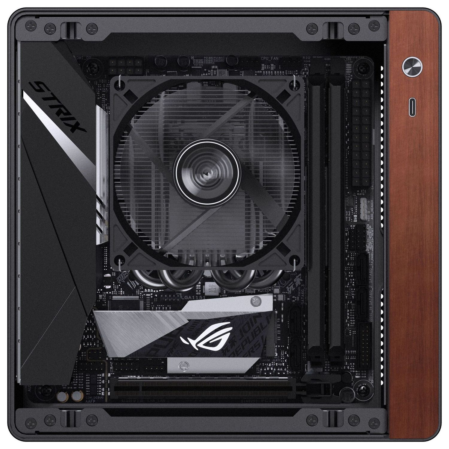 Jonsbo N10 PC case, mini-tower, mini-ITX - black