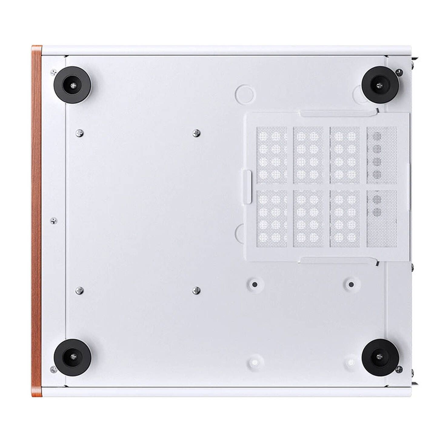 Számítógépház Jonsbo V12, Mini-Tower, Micro-ATX - fehér