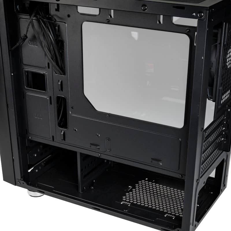 Számítógépház Kolink Inspire K6 RGB mATX Edzett üveg Fekete