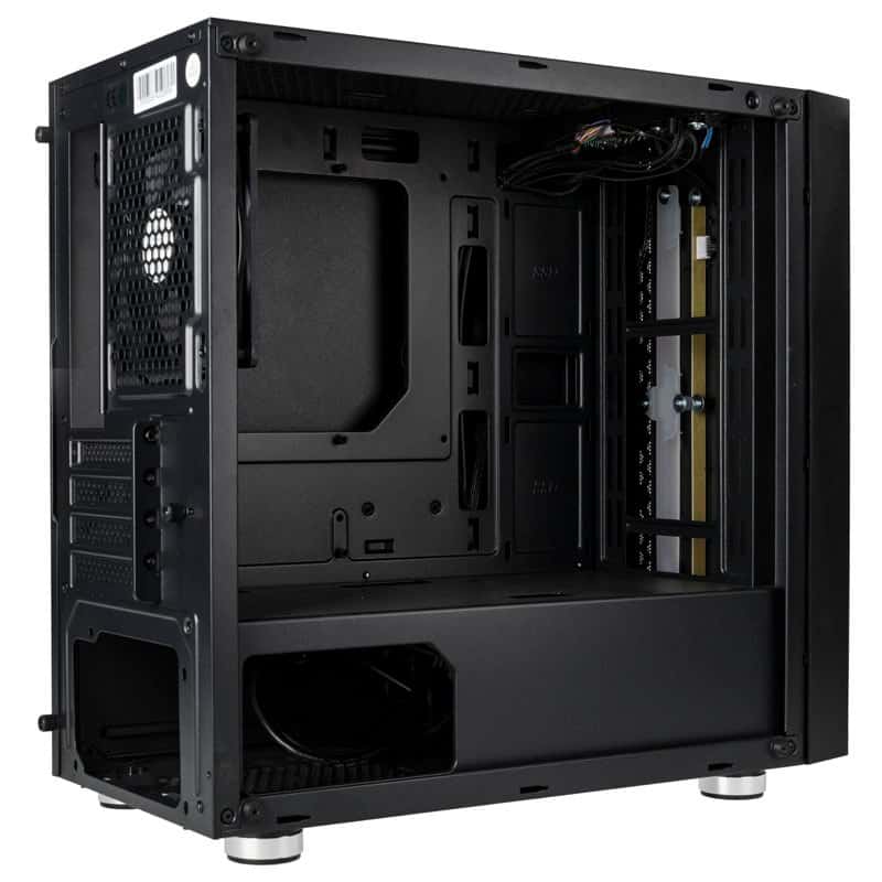 Számítógépház Kolink Inspire K6 RGB mATX Edzett üveg Fekete