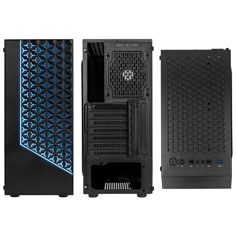 Számítógépház Kolink Inspire X1 ARGB ATX Edzett üveg Fekete