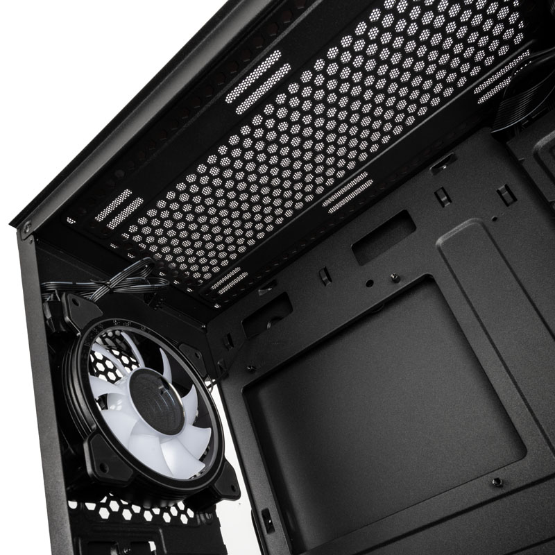 Kolink VOID Rift ARGB ATX case Tempered Glass - black
