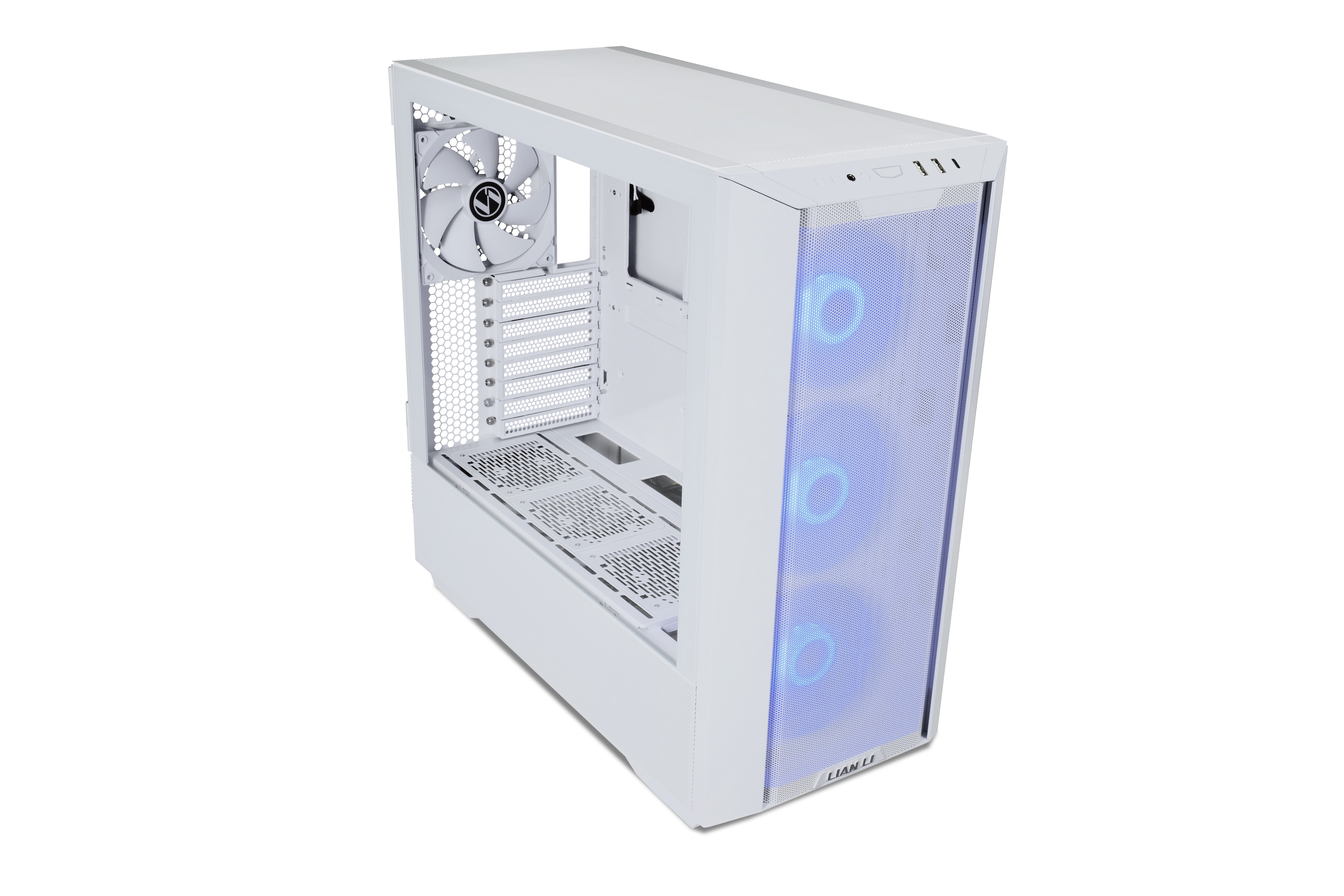 Számítógépház Lian Li LANCOOL III Mesh RGB ATX Fehér Edzett üveg
