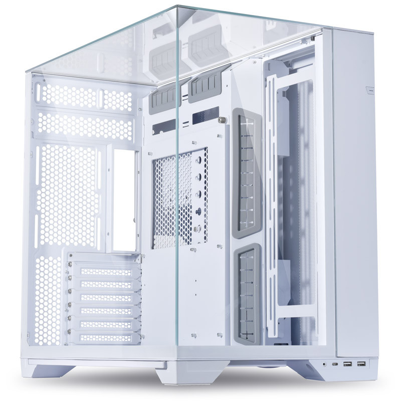 Számítógépház Lian Li O11 Vision E-ATX Fehér Edzett üveg