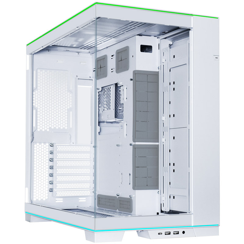 Számítógépház Lian Li PC-O11D EVO RGB E-ATX Fehér Edzett üveg