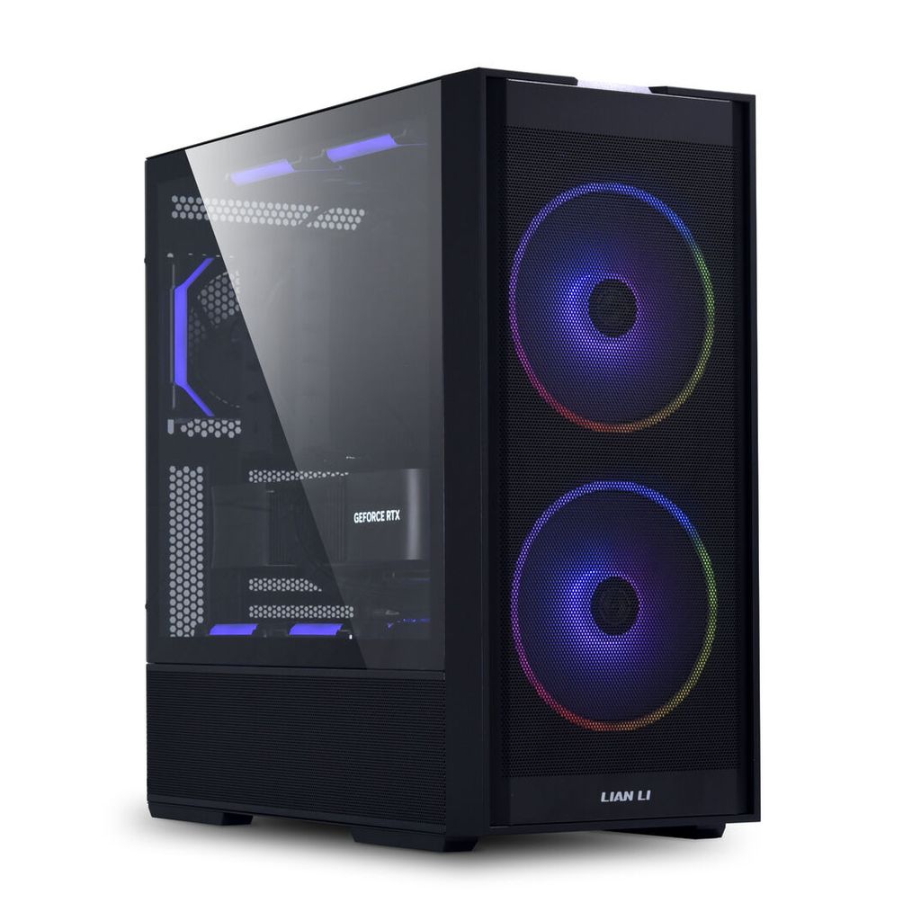 Lian Li LANCOOL 206, Midi-Tower, ATX, Tempered Glass - black