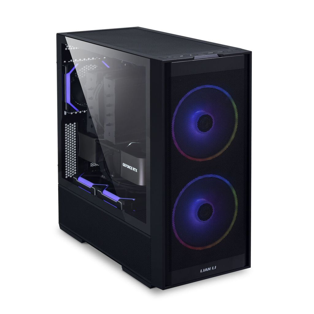 Lian Li LANCOOL 206, Midi-Tower, ATX, Tempered Glass - black