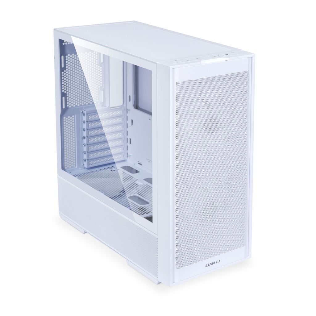 Lian Li LANCOOL 206, Midi-Tower, ATX, Tempered Glass - white